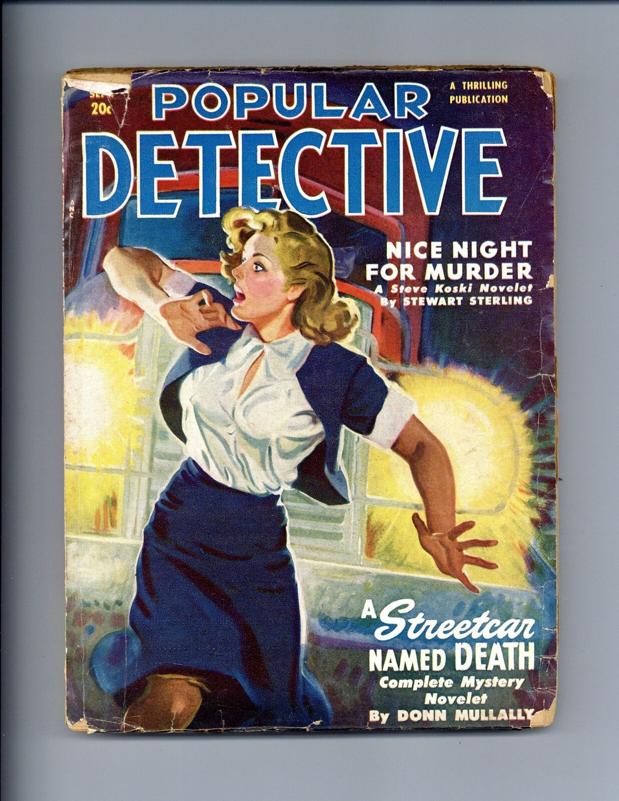 Popular Detective Pulp Sep 1950 Vol. 39 #2 GD/VG 3.0