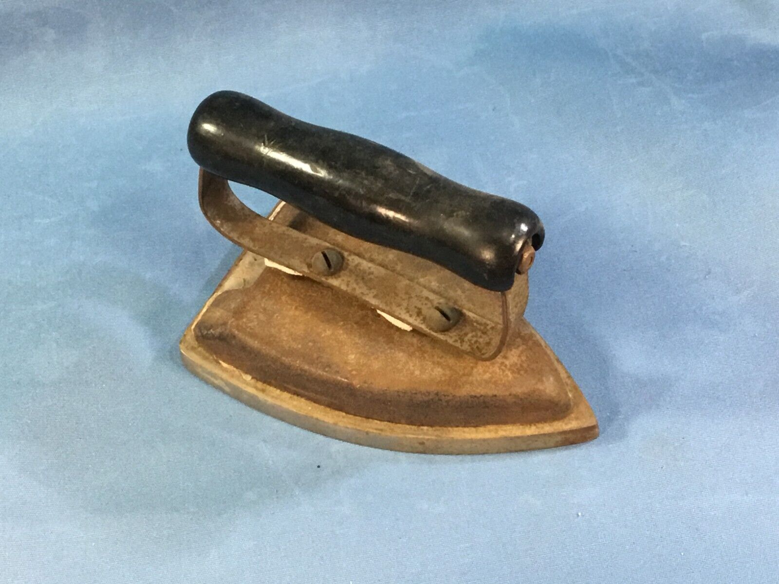 vintage antique wooden handle iron