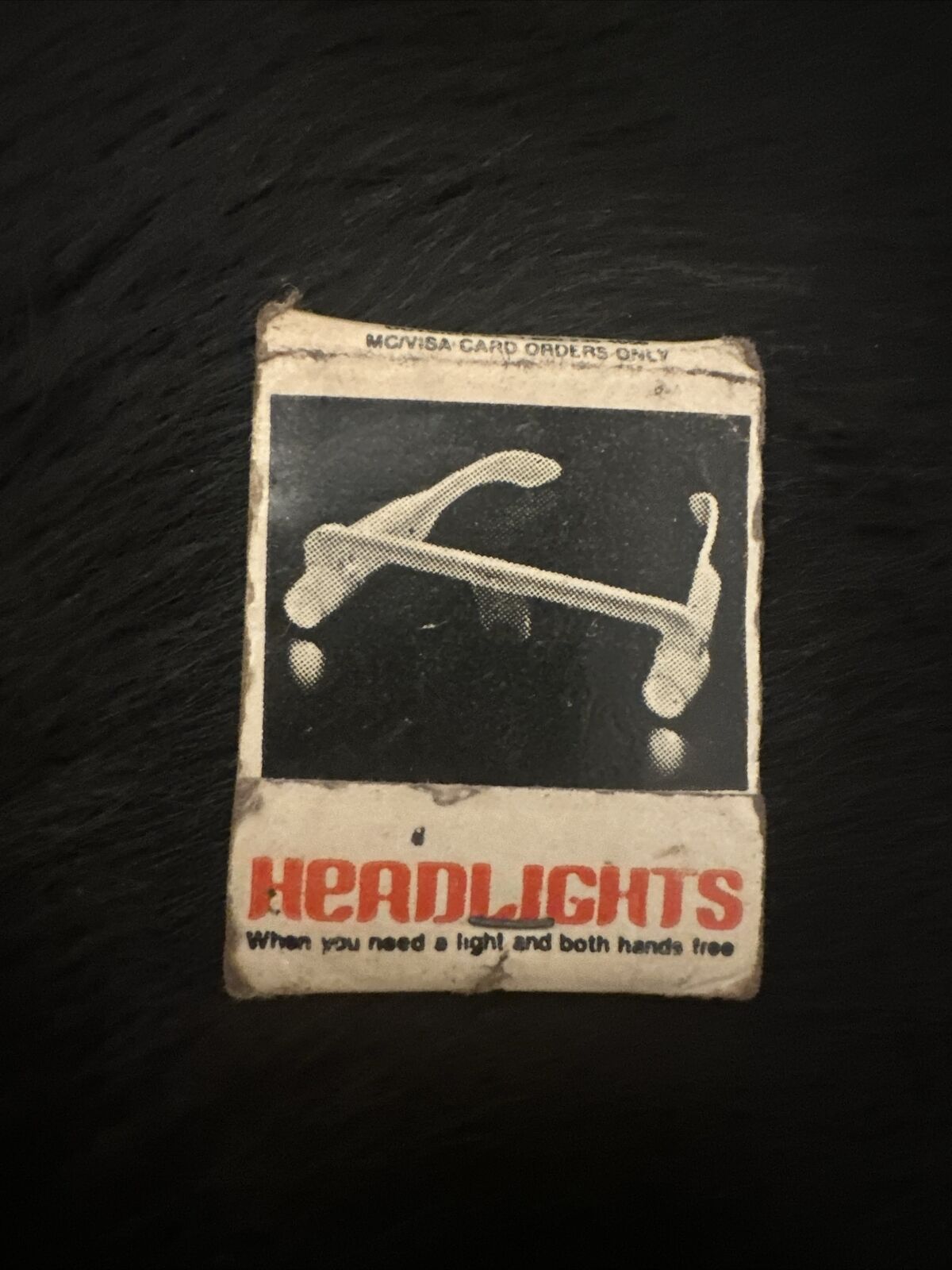 The Human Head Light Advertising Offer Vintage Matchbook Vintage Rare collectibl
