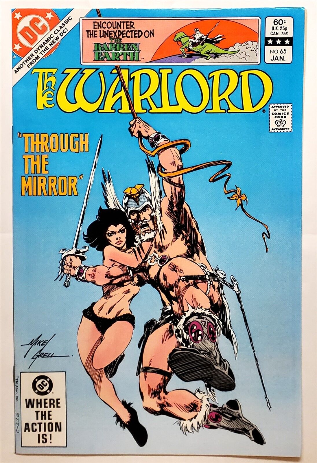 Warlord #65 (Jan 1983, DC) VF- 