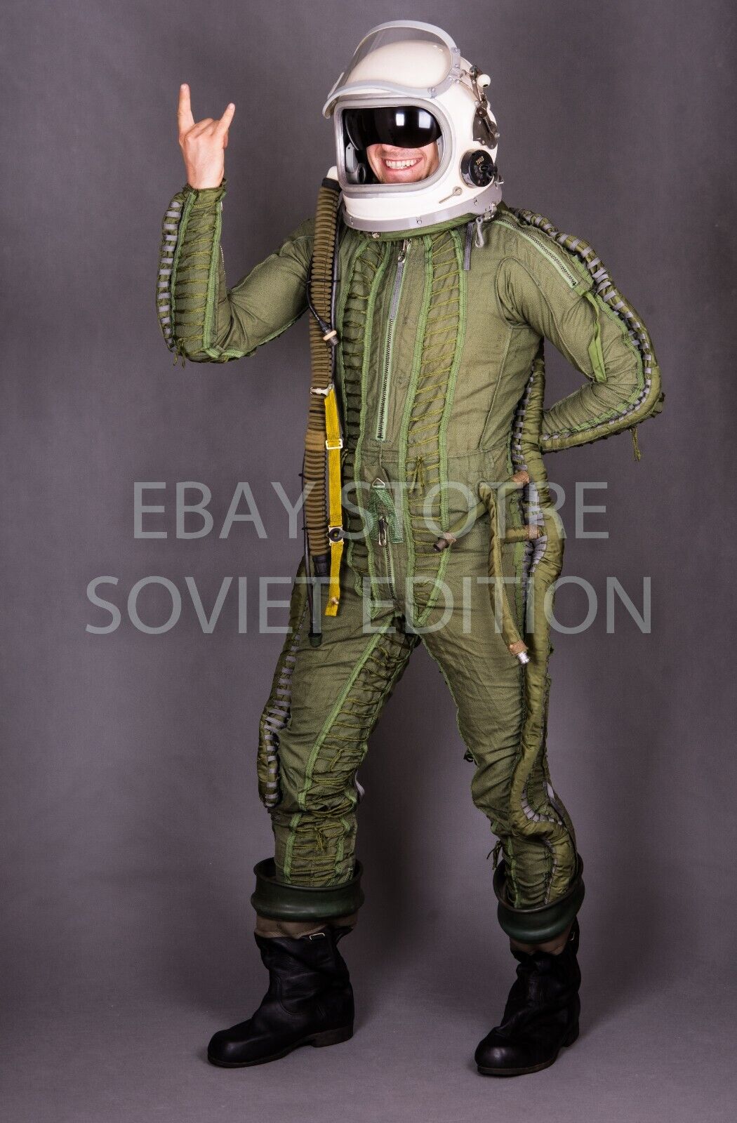 USSR Soviet AIR Force Mig Pilot Flight pressure Suit VKK-6M Size P7