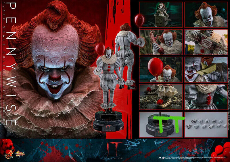 New In Stock Hot Toys It Chapter Two Pennywise MMS555 1/6 Action Figure Model 