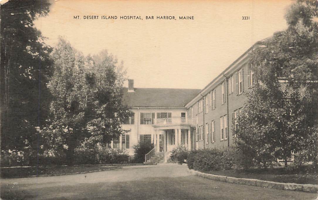 c1930s-40s Mt Desert Island Hospital Bar Harbor Maine ME P467