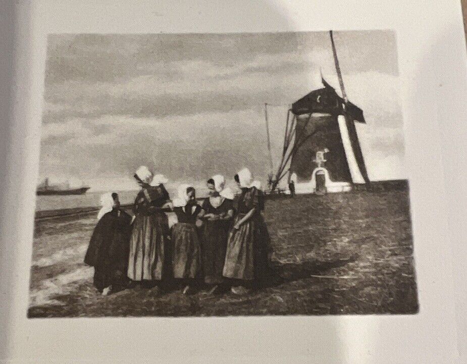 Antique Photos Dutch Holland Rural Scenes Windmill Milk Maids Seascapes
