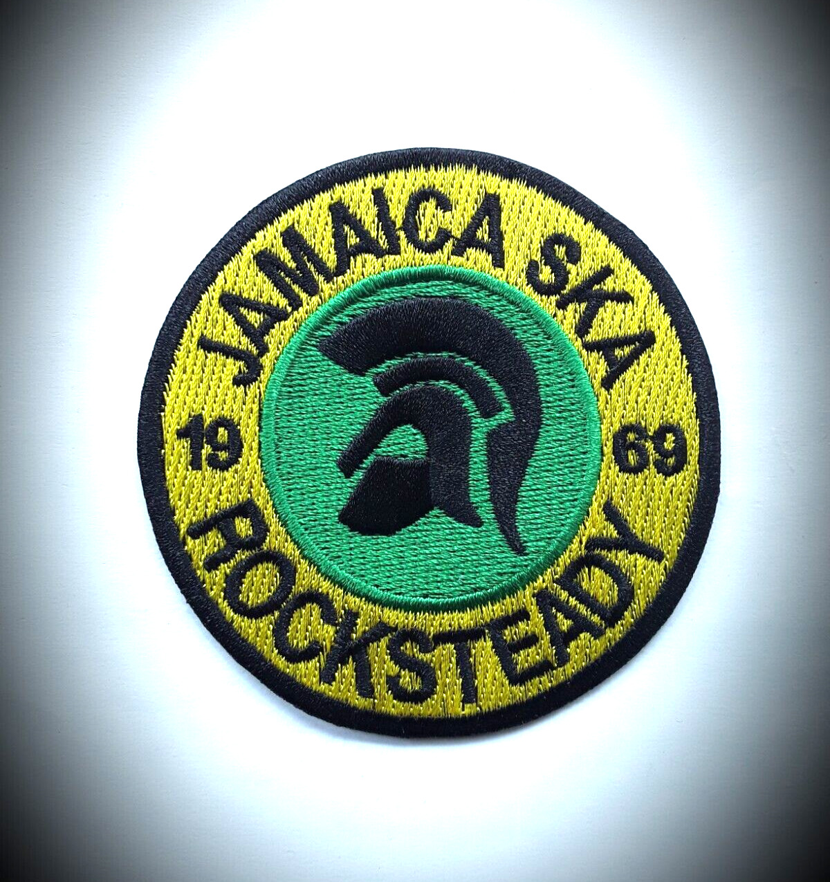 TROJAN RECORDS JAMAICA SKA ROCKSTEADY 1969 SKINHEAD EMBROIDERED PATCH UK SELLER 