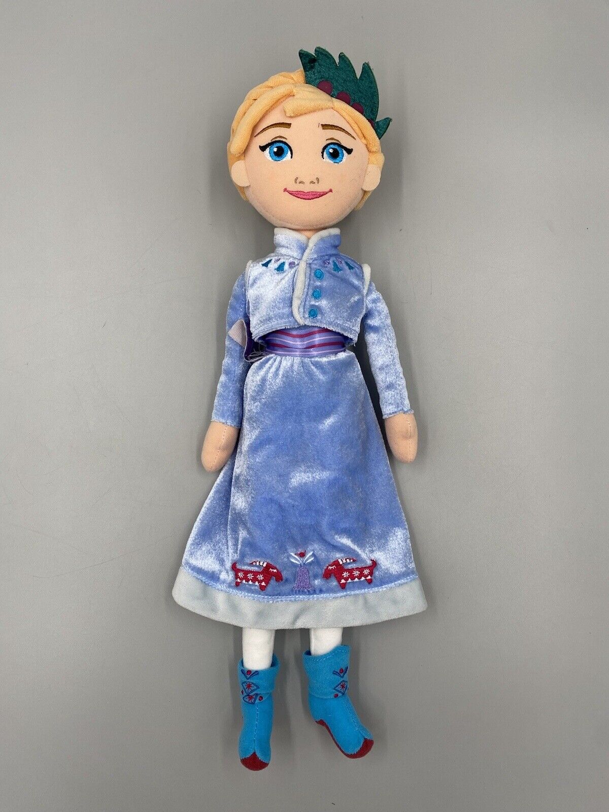 Disney Collection Frozen Anna Blue Winter 17” Plush Olaf’s Frozen Adventure