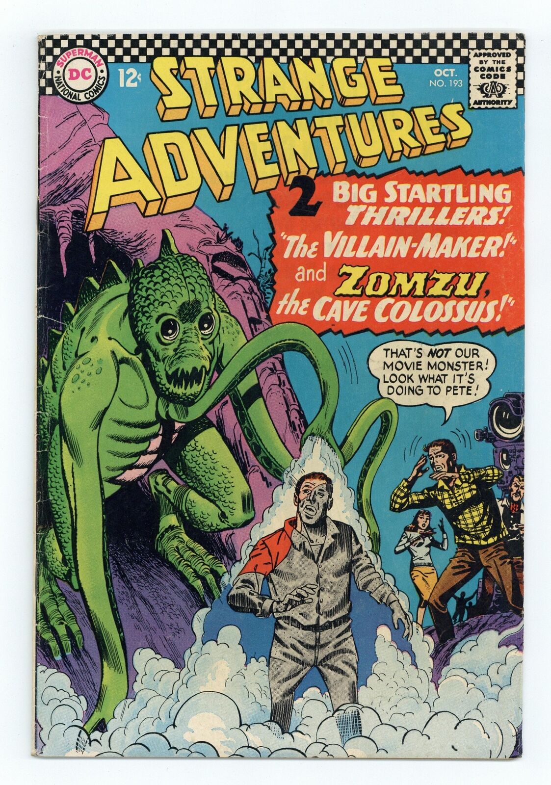 Strange Adventures #193 VG 4.0 1966
