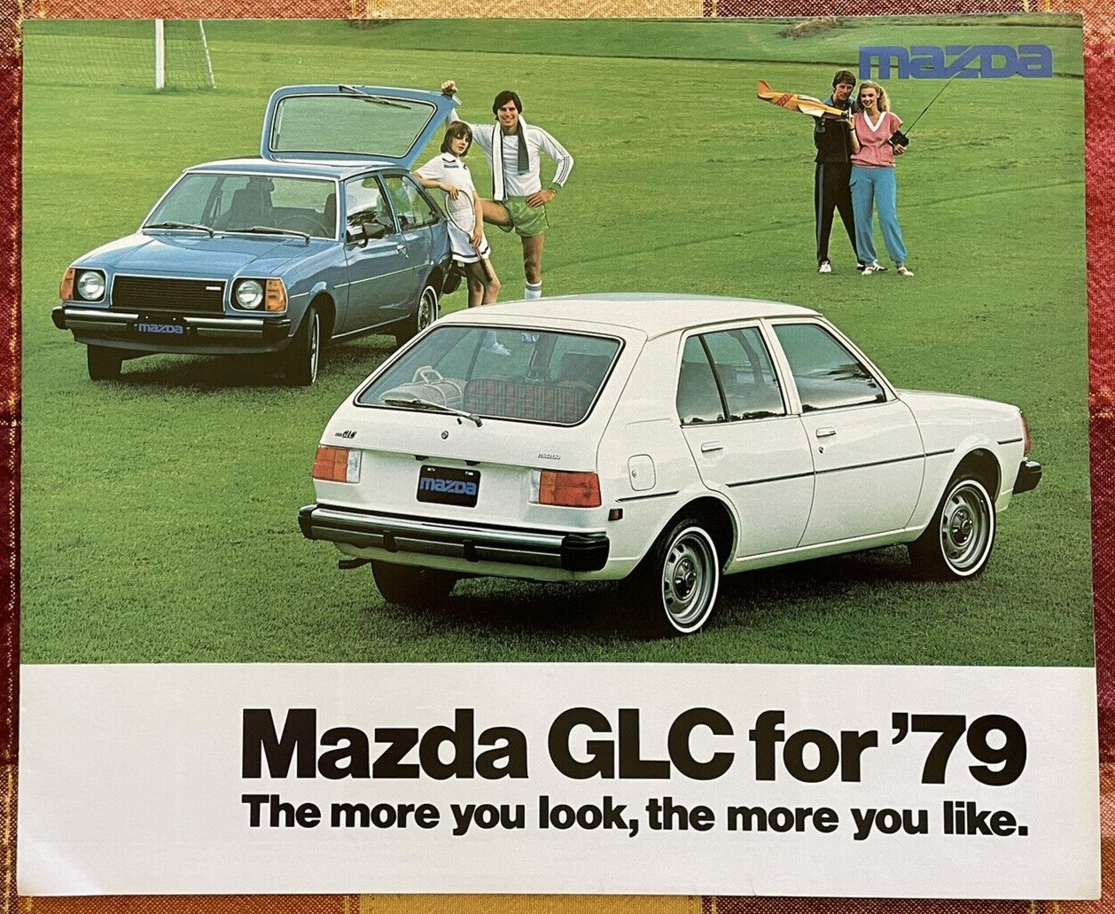 VINTAGE 1979 MAZDA GLC CAR ADVERTISING DEALER BROCHURE - NICE