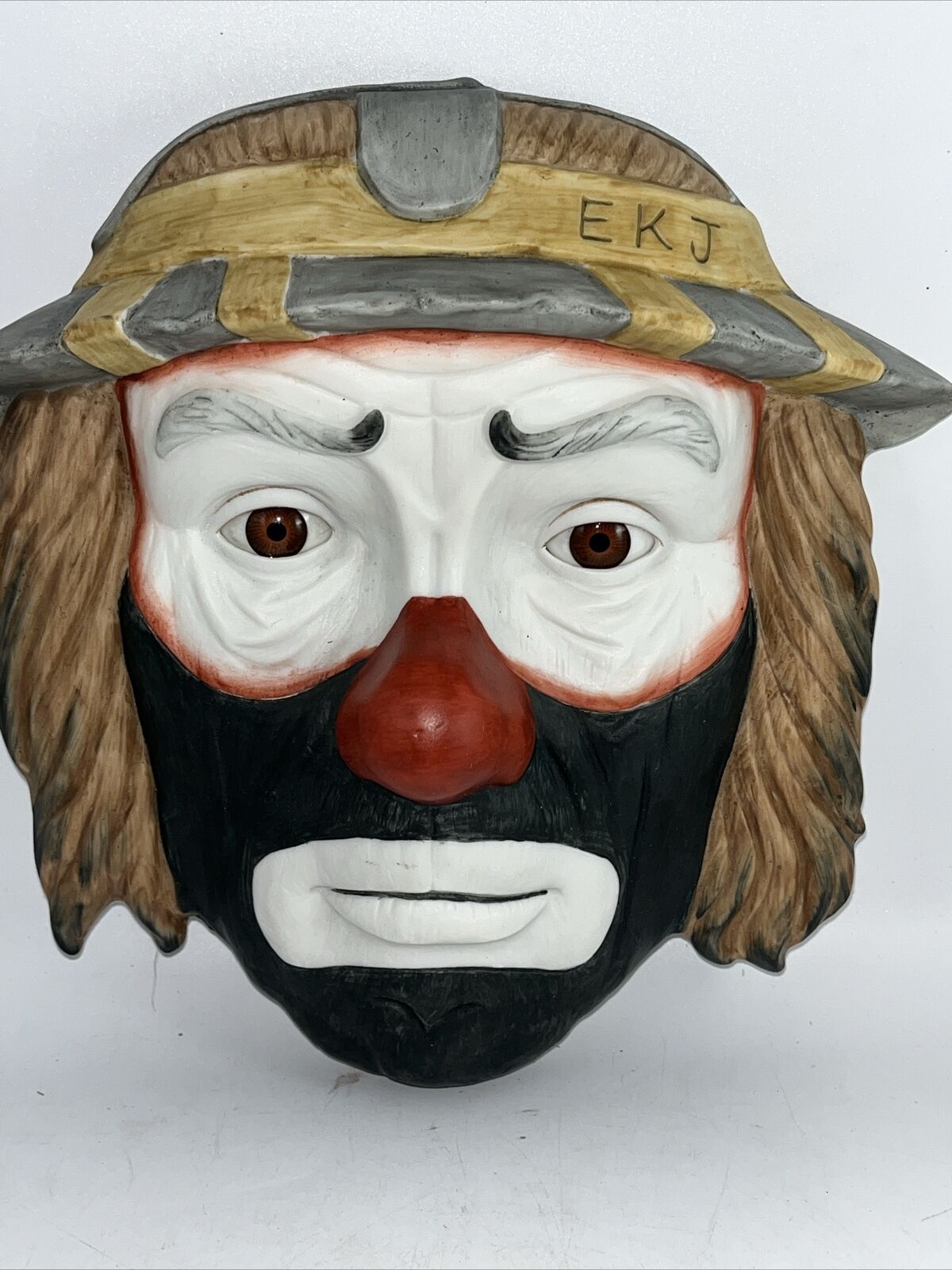 VINTAGE RARE EMMETT KELLY JR.WALL PLAQUE/DATED 1989/MOUNTABLE SIGNED