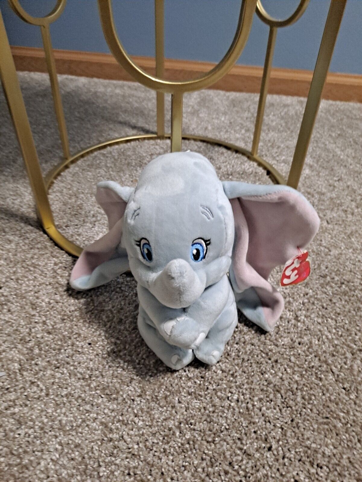 Disney Ty Sparkle Dumbo Elephant  Plush 