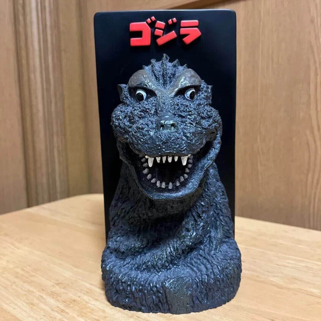 Heisei Godzilla Box Tissue Case Polystone Statue Toho Japan Figure