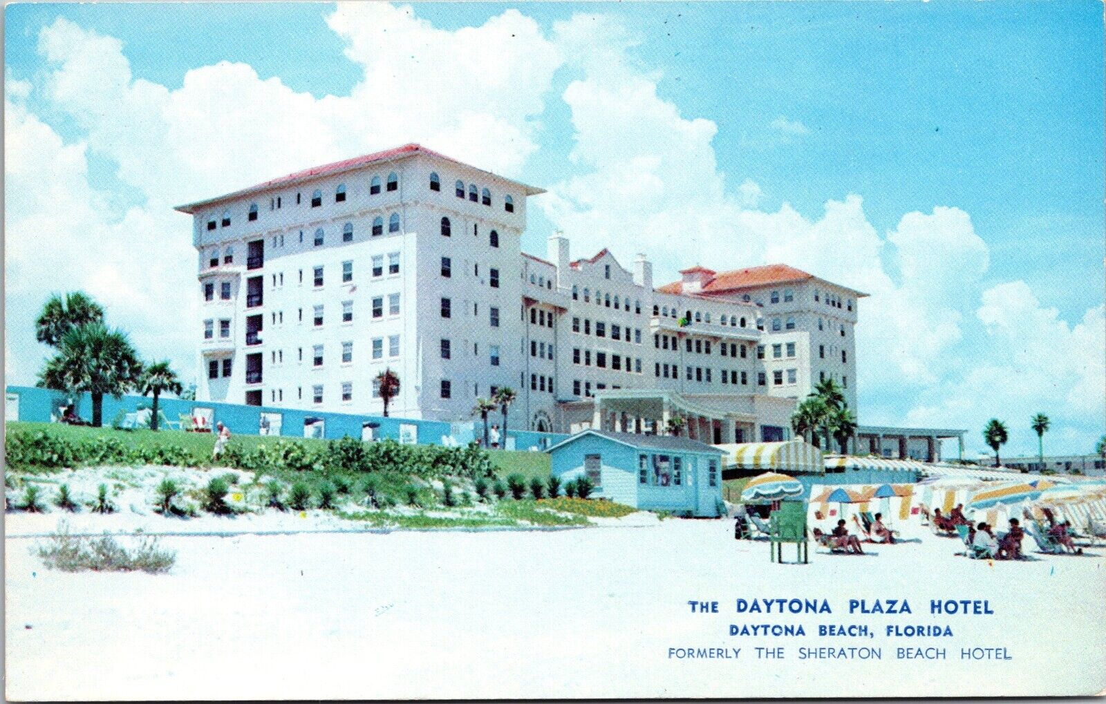 Postcard The Daytona Plaza Hotel Daytona Beach Florida [ap]