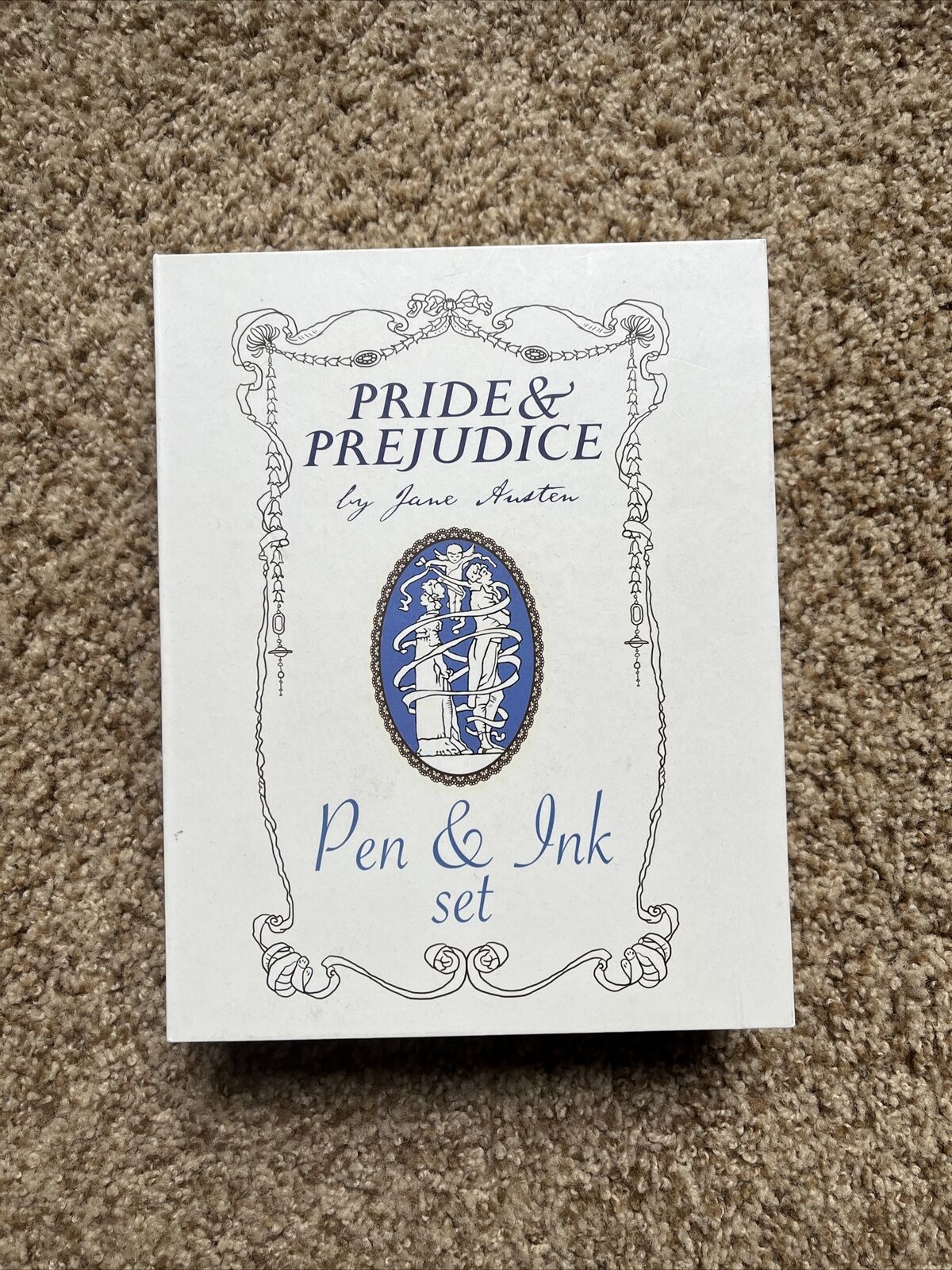 Pride And Prejudice By Jane Austen Pen and Ink Set 4 Inks And 4 Nibs