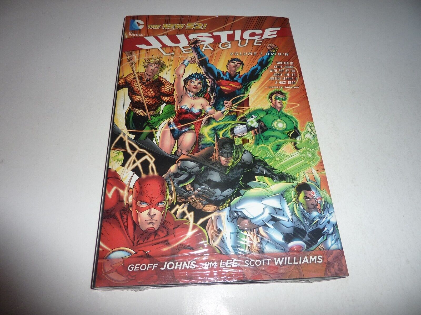 JUSTICE LEAGUE Vol. 1 ORIGIN DC Comics New 52 HC Geoff Johns NEW SEALED