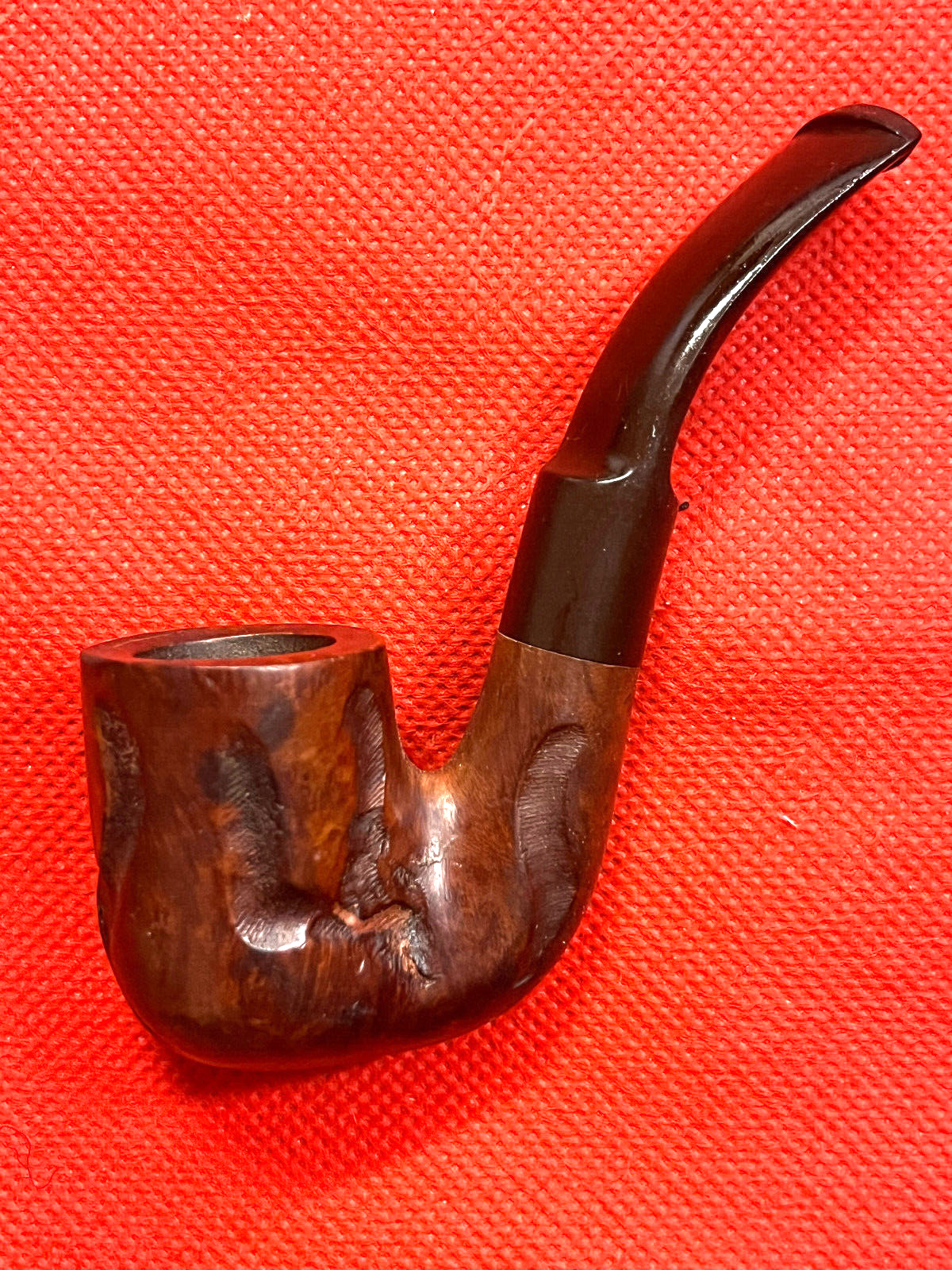 Vintage Carved Bowl Imported Briar Tobacco Gentleman's Smoking Pipe