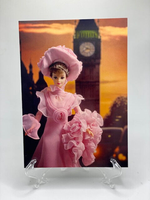 Brand New My Fair Lady Liza Dolittle Audrey Hepburn Barbie Art Print/Postcard