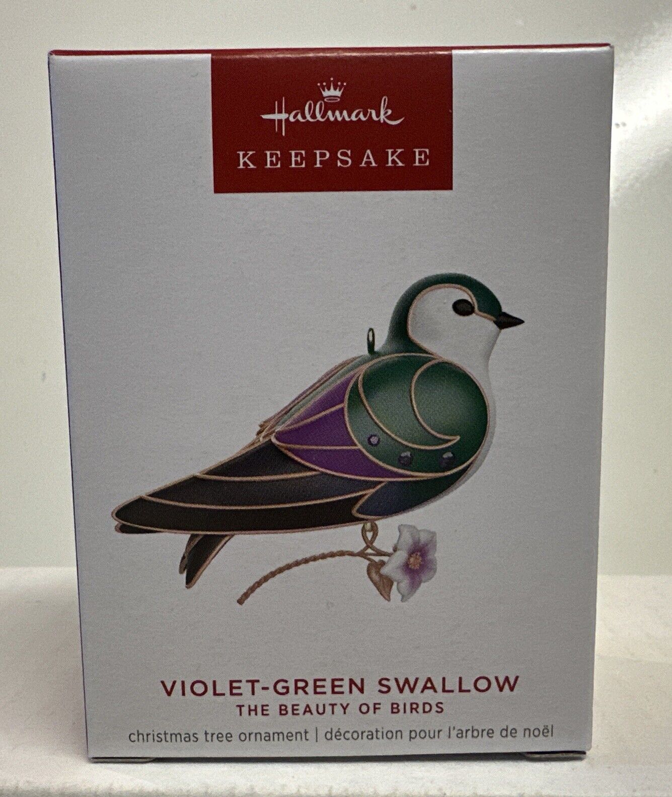 2024 Hallmark Keepsake The Beauty Of Birds Violet Green Swallow Ornament