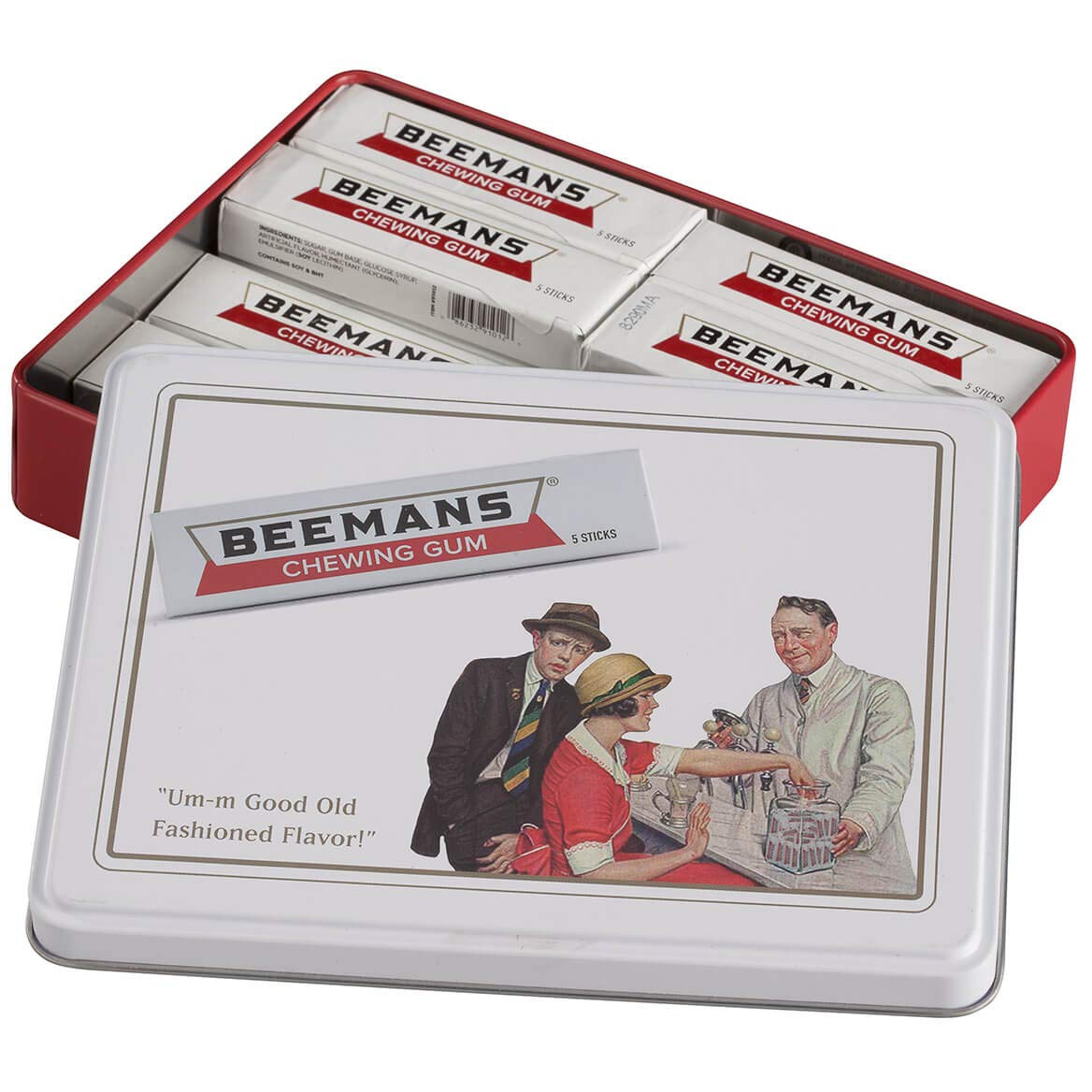 Beeman\'S, Gum Vintage Tin, 10 Count