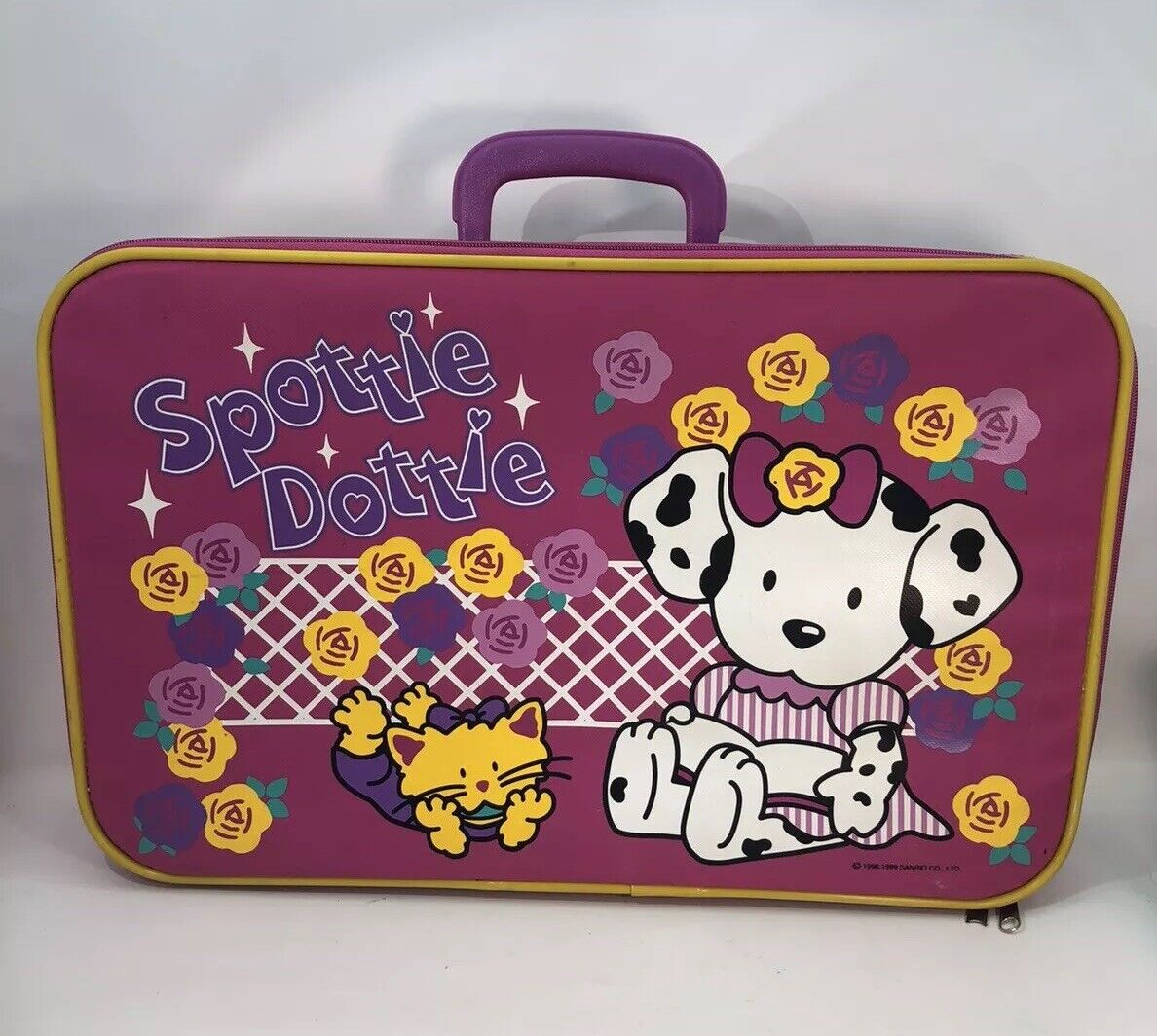 Sanrio Vintage 1990s Suitcase Spottie Dottie