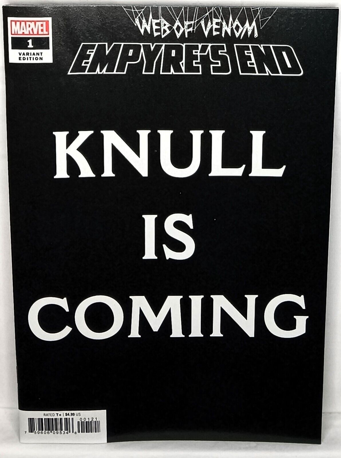 WEB of VEMON EMPYRE\'S END #1 Knull is Coming Variant Cover Marvel MCU