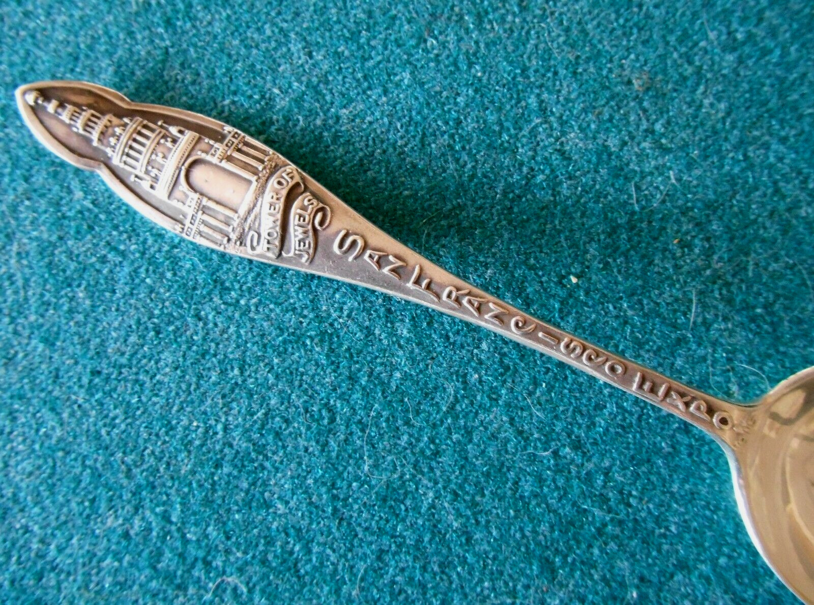 1915 San Francisco Exposition Tower of Jewels Sterling Silver Souvenir Spoon