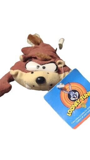 Vintage 1997 Play By Play Plush Bean Bag Looney Tunes Taz Tasmanian Devil 