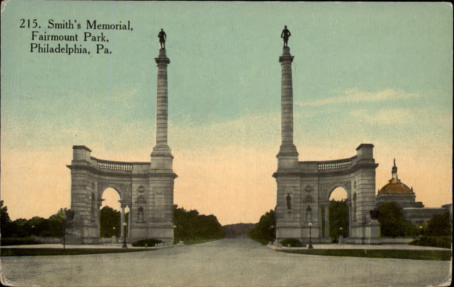 Smith\'s Memorial ~ Fairmount Park ~ Philadelphia Pennsylvania ~ c1910 postcard