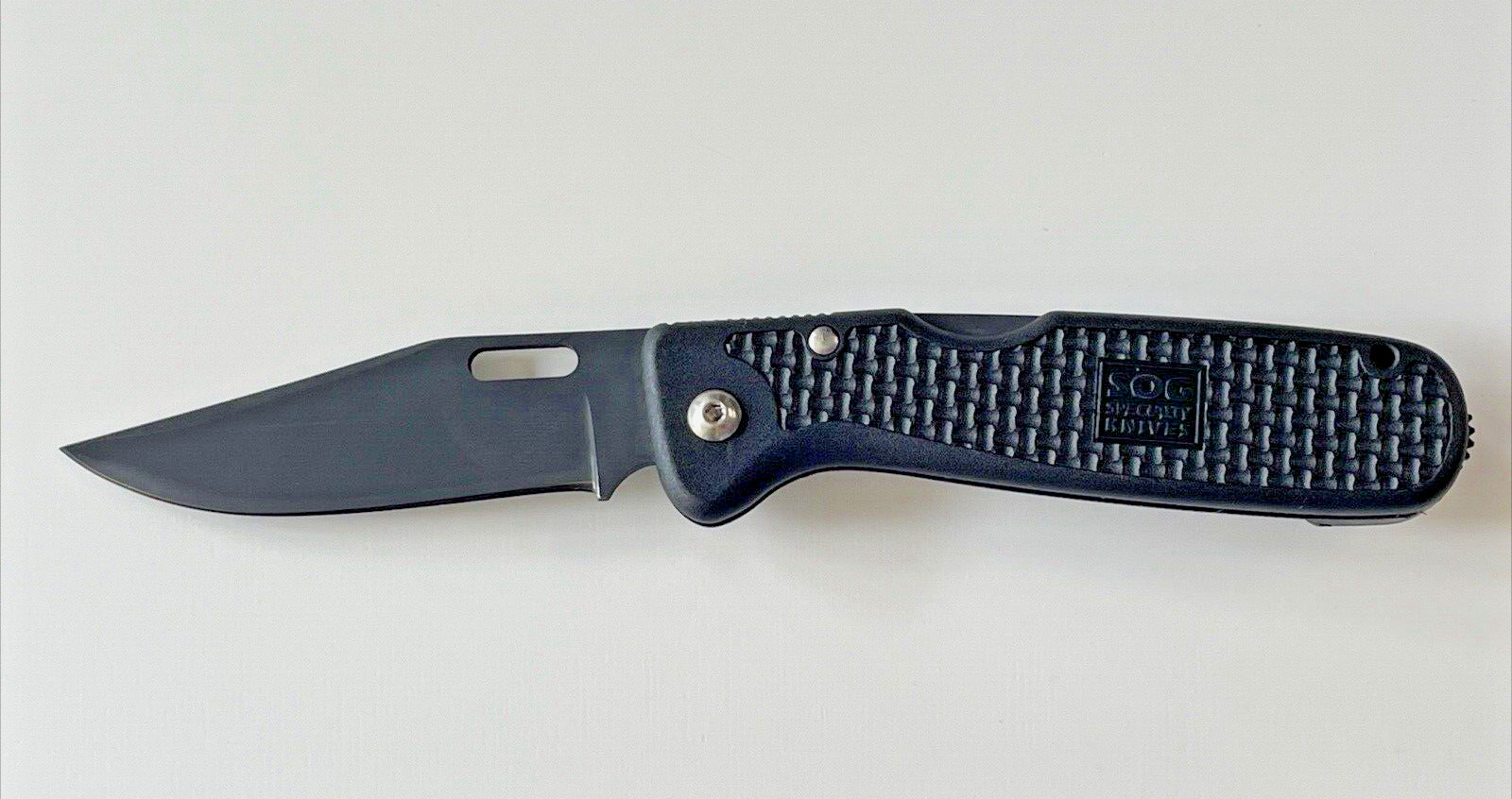 SOG S39 Mini AutoClip TiNi Folding Knife USA