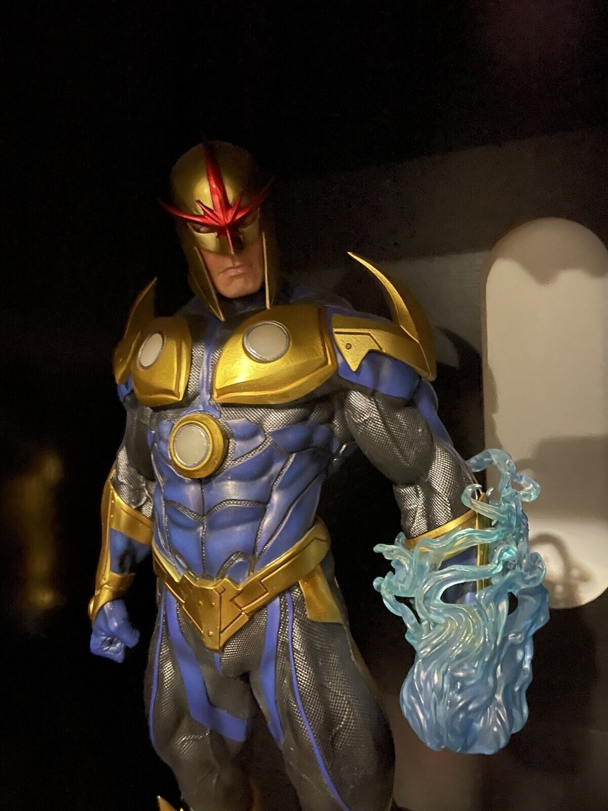 Custom Nova 1/4 Statue Sideshow Prime 1 XM Studio Marvel Guardians Galaxy 