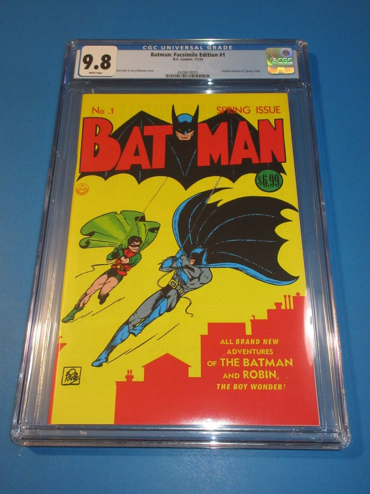 Batman #1 Facsimile Reprint CGC 9.8 NM/M Gorgeous Gem Wow