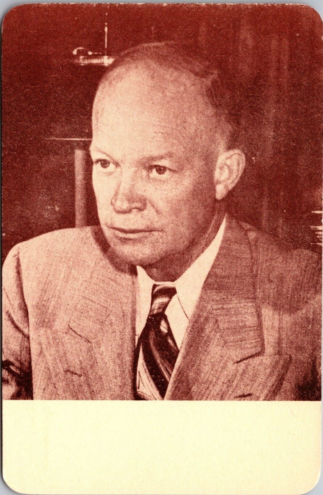  Postcard Maximart Blank Back  Dwight D. Eisenhower President UNP C.1940\'s