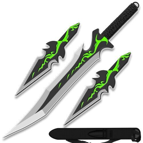 Green Fantasy Ninja Warrior Sword 26