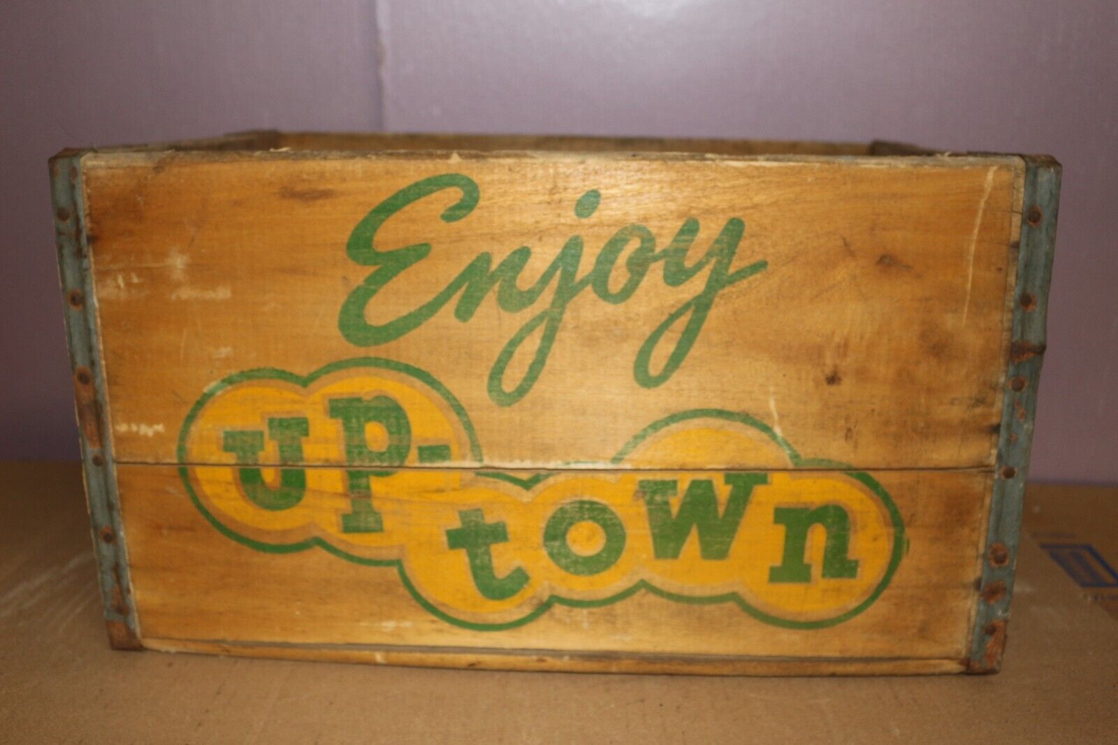 Vintage 1950\'s Enjoy UP-TOWN Soda Pop 18\