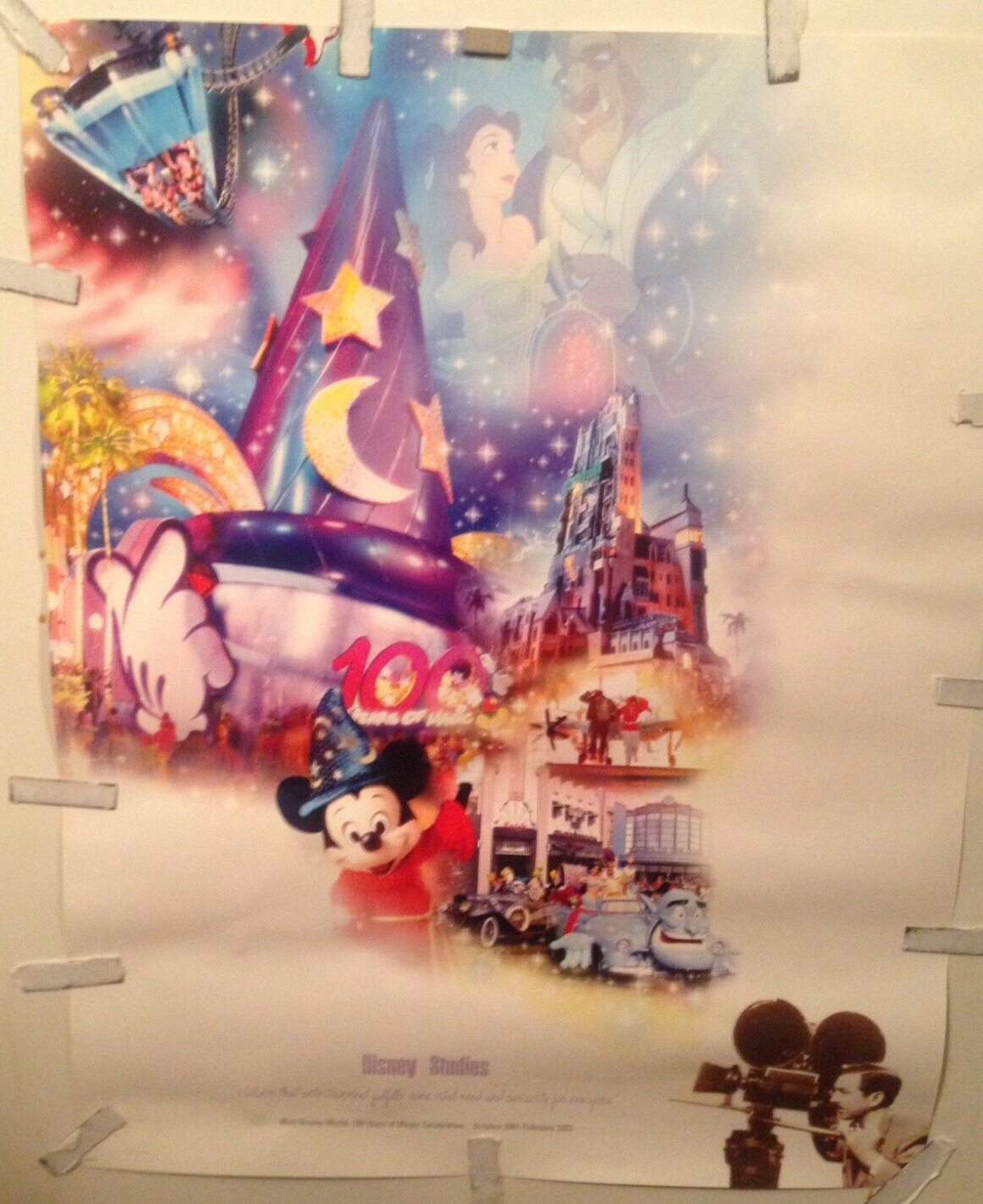 Set of 4 2001\'-03\' Walt Disney 100 Years Of Magic Celebration Posters 21\