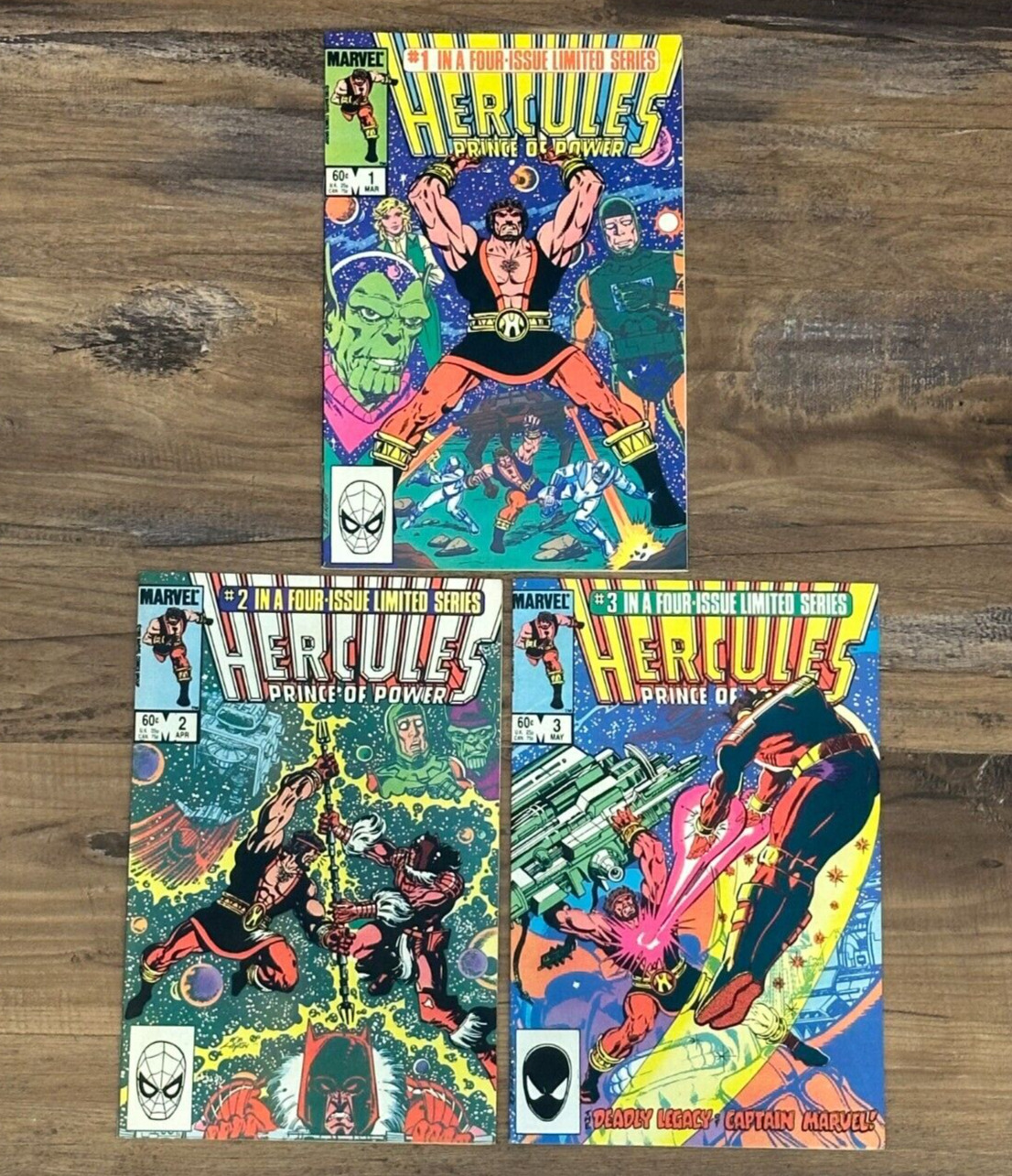 Hercules Prince of Power #1-#3 Marvel Comics 1983