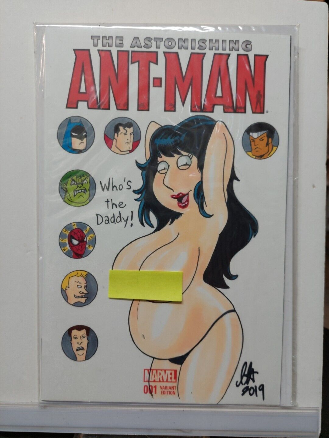 The Astonishing Ant-Man #1     Blank Sketch Variant      Original Art Work