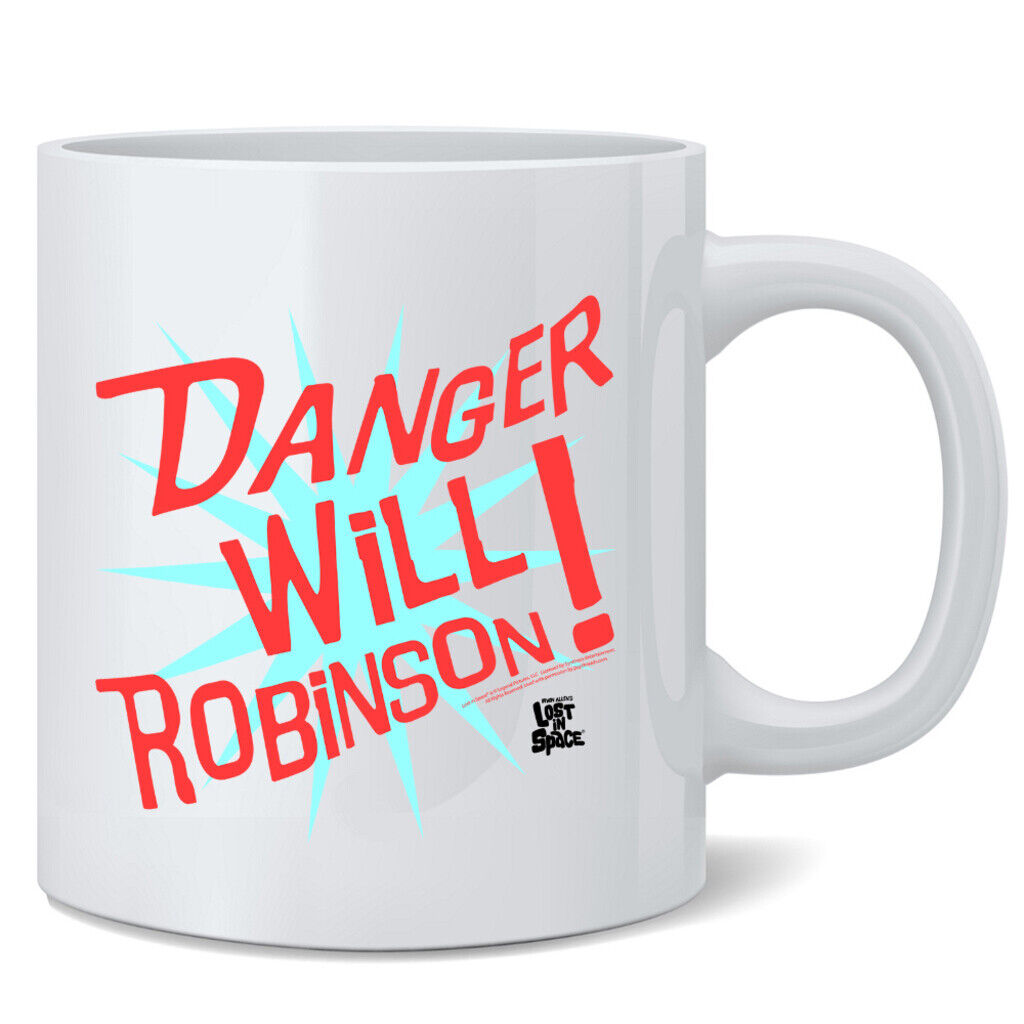 Danger Will Robinson Lost In Space Ceramic Coffee Mug 12 oz