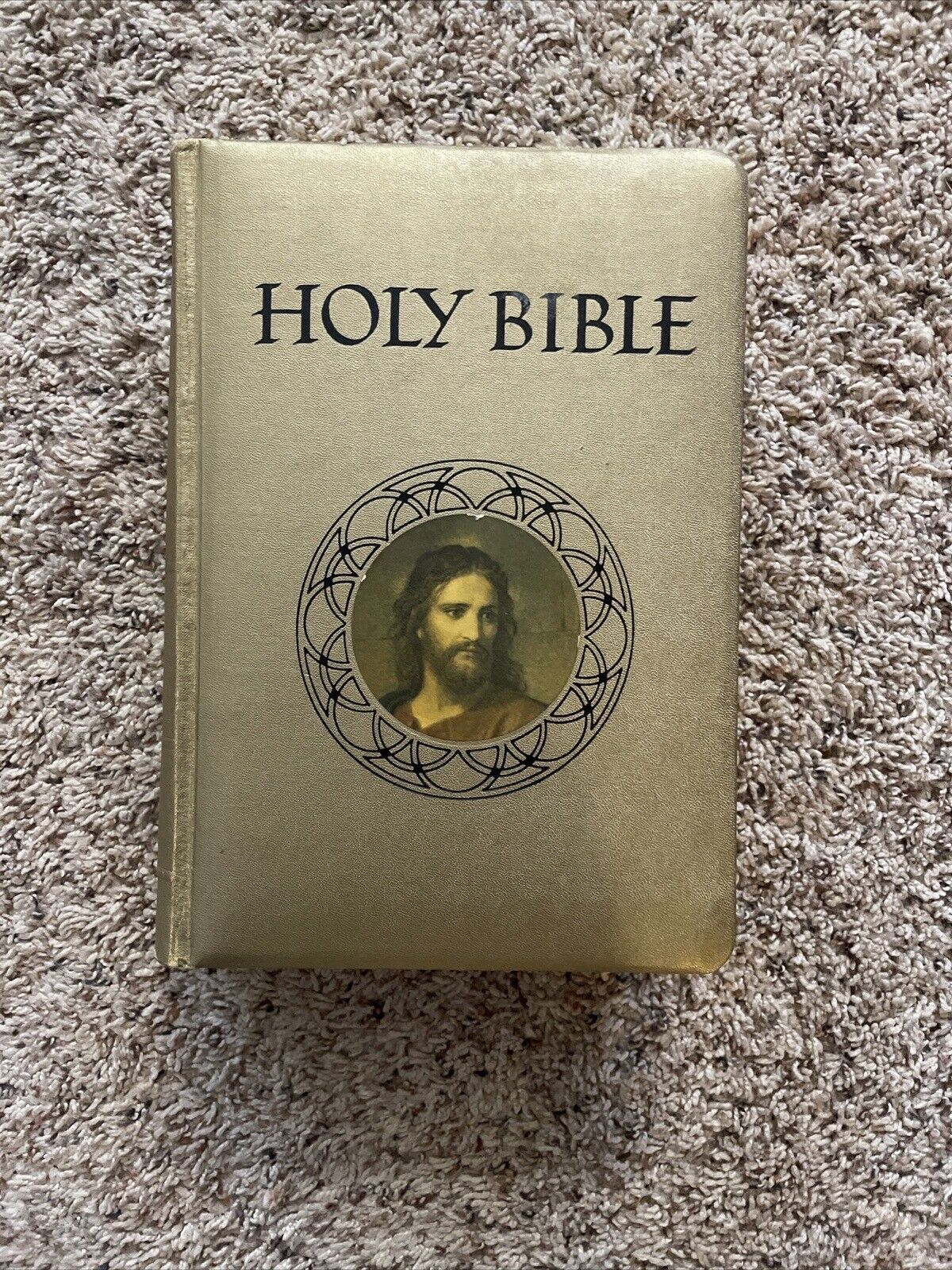 1956 Family Holy Bible Guiding Light Edition King James Version Good Counsel Pb.