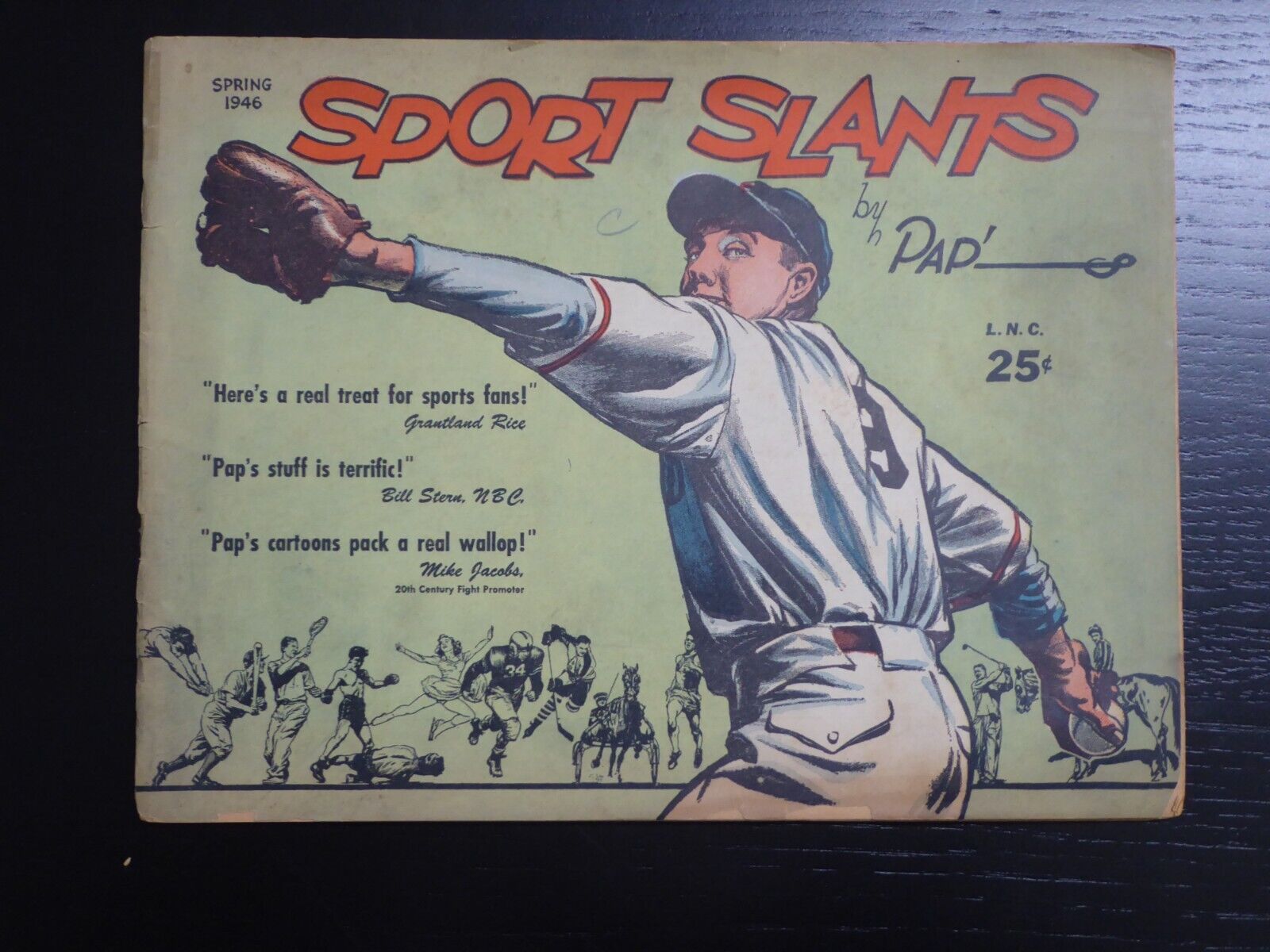 Sport Slants Spring 1946, G/VG, Baseball Cover