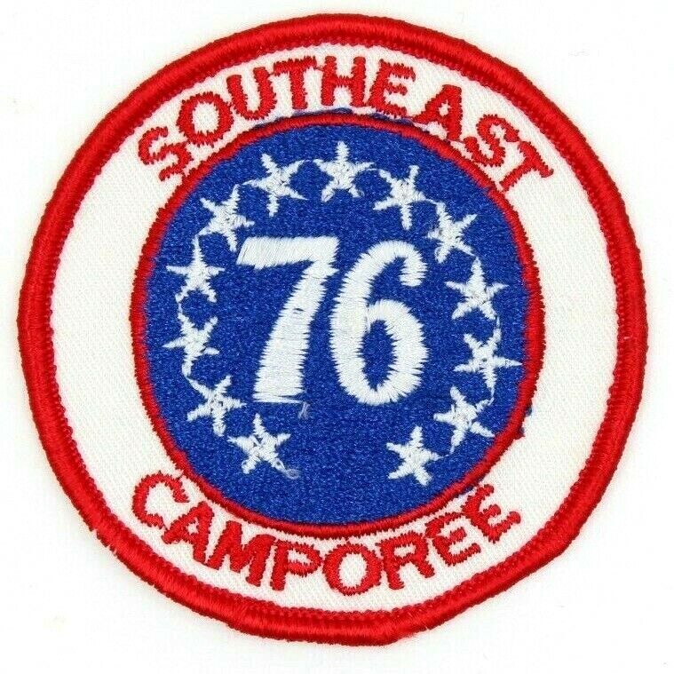 1976 Camporee Southeast District Milwaukee County Council Patch Scouts BSA WI