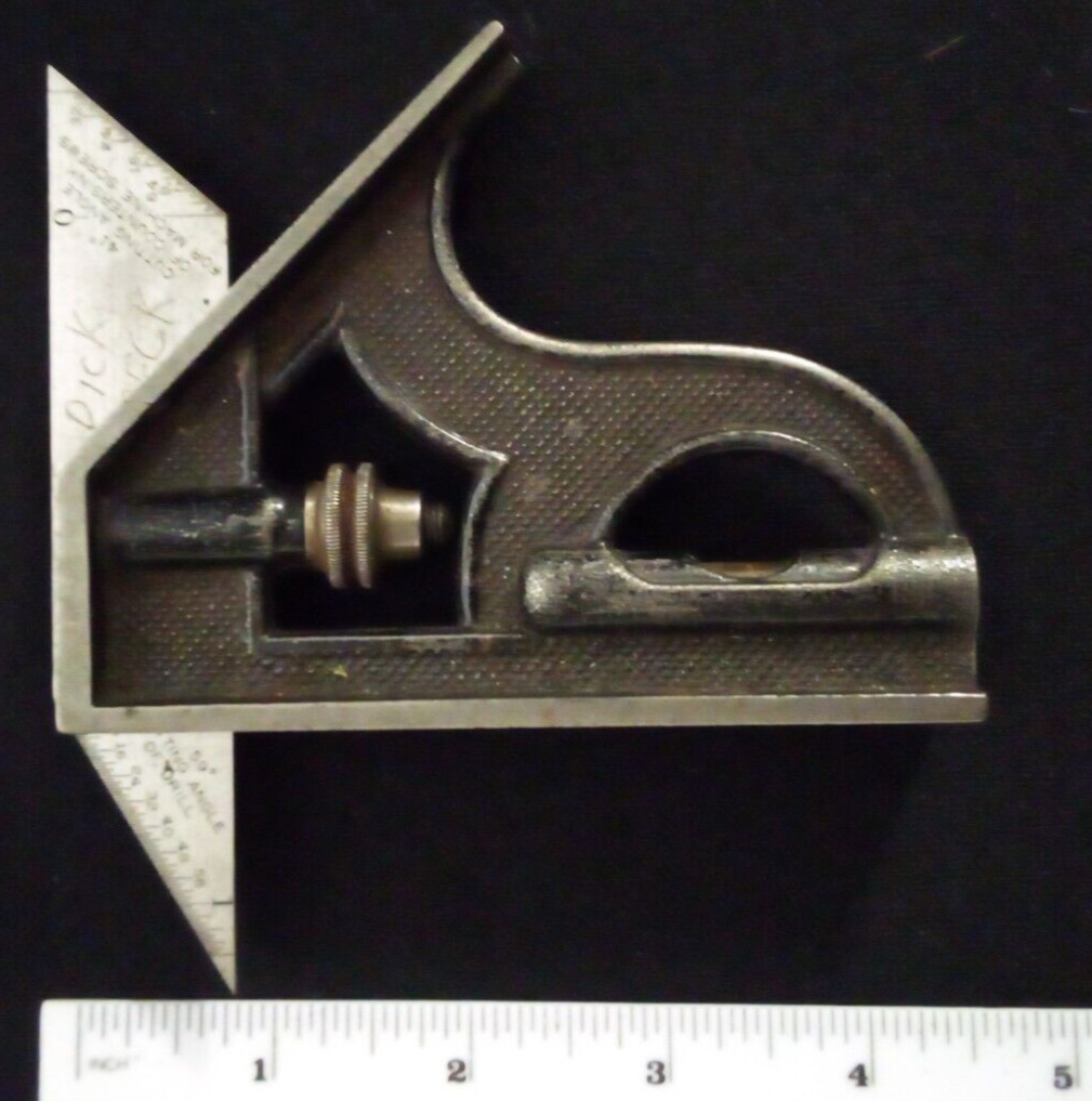 VTG LUFKIN CUTTING ANGLE RULE COMBINATION SQUARE b