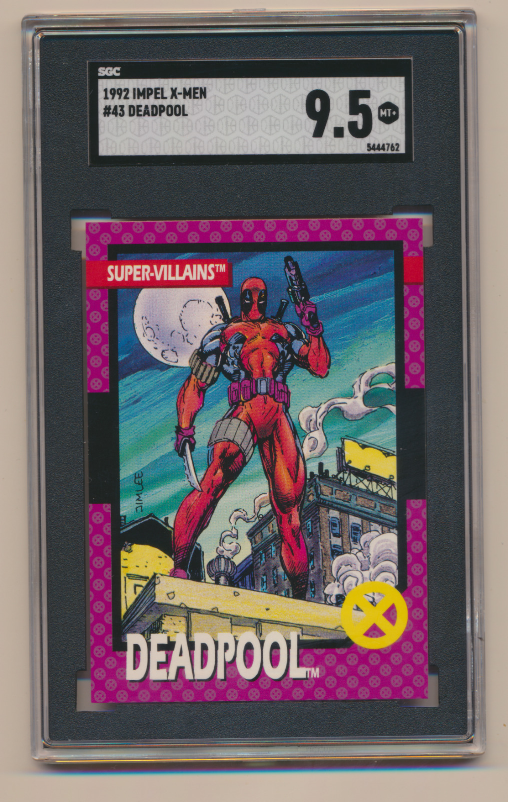 1992 Impel Marvel X-Force #43 Deadpool Graded 9.5 SGC