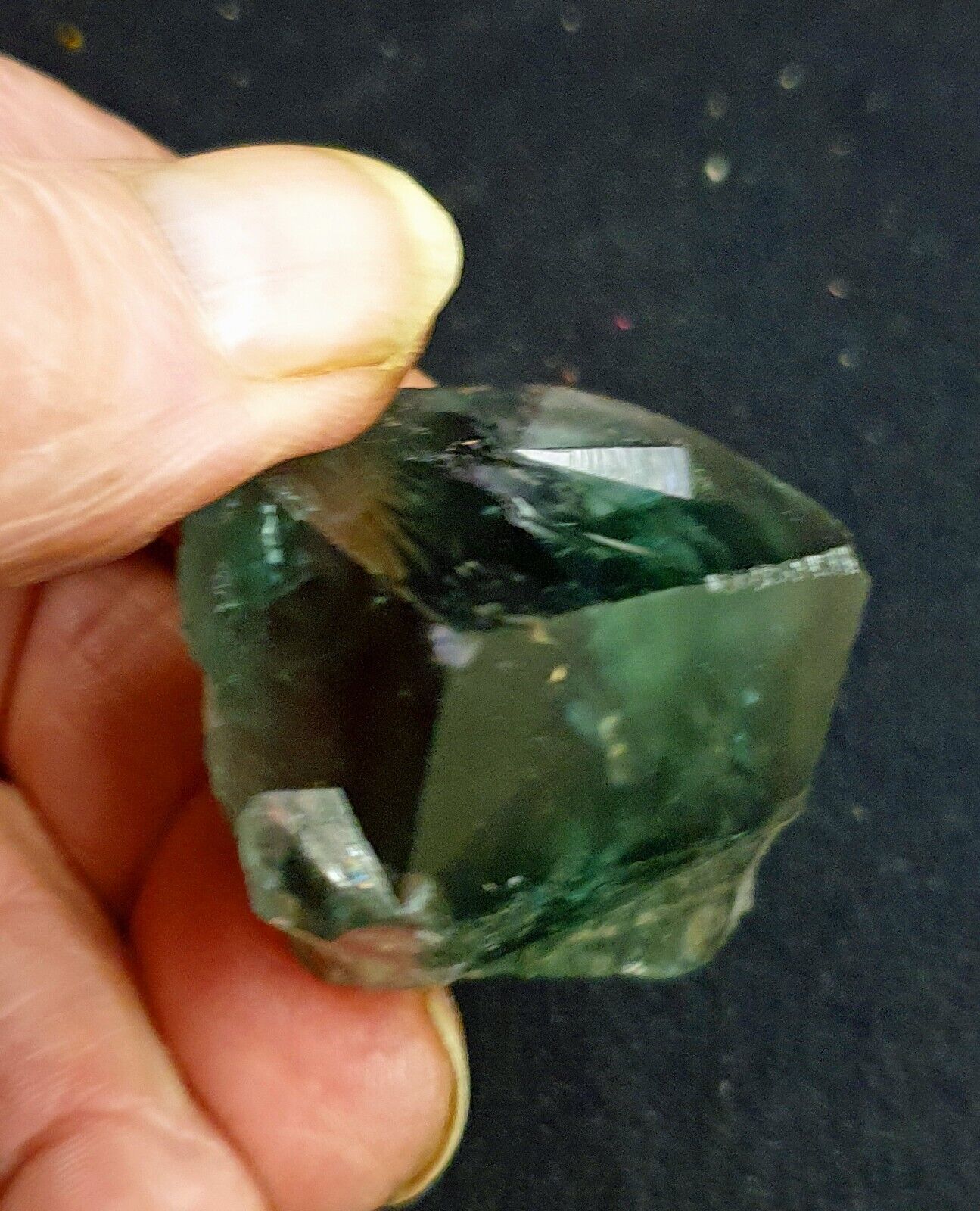 Green Fluorite Twin Crystal Large Eastgate Quarry Stanhope County Durham England