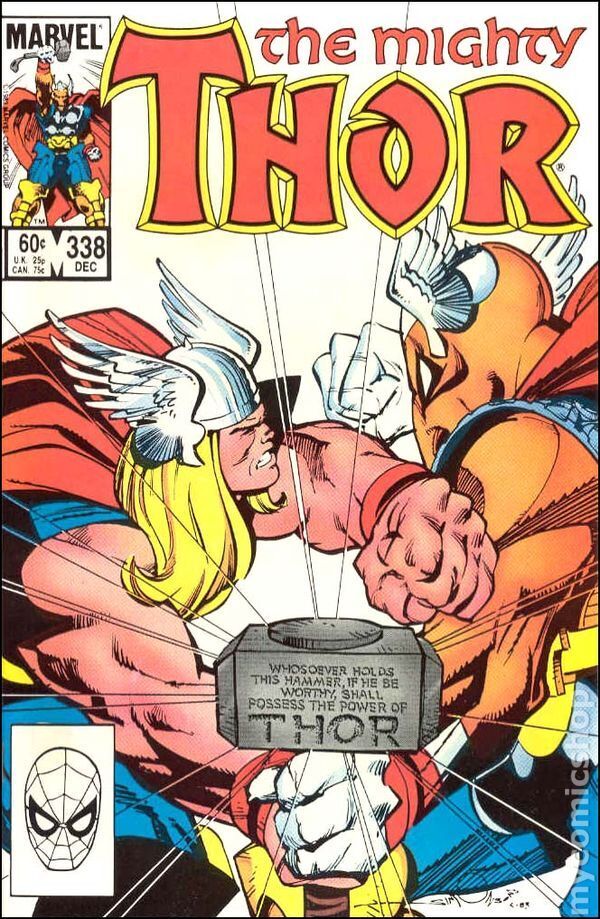 Thor #338D VF- 7.5 1983 Stock Image
