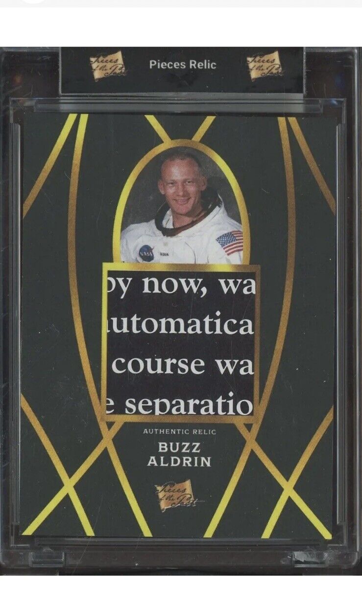 2022 Pieces Of The Past Buzz Aldrin Authentic Relic
