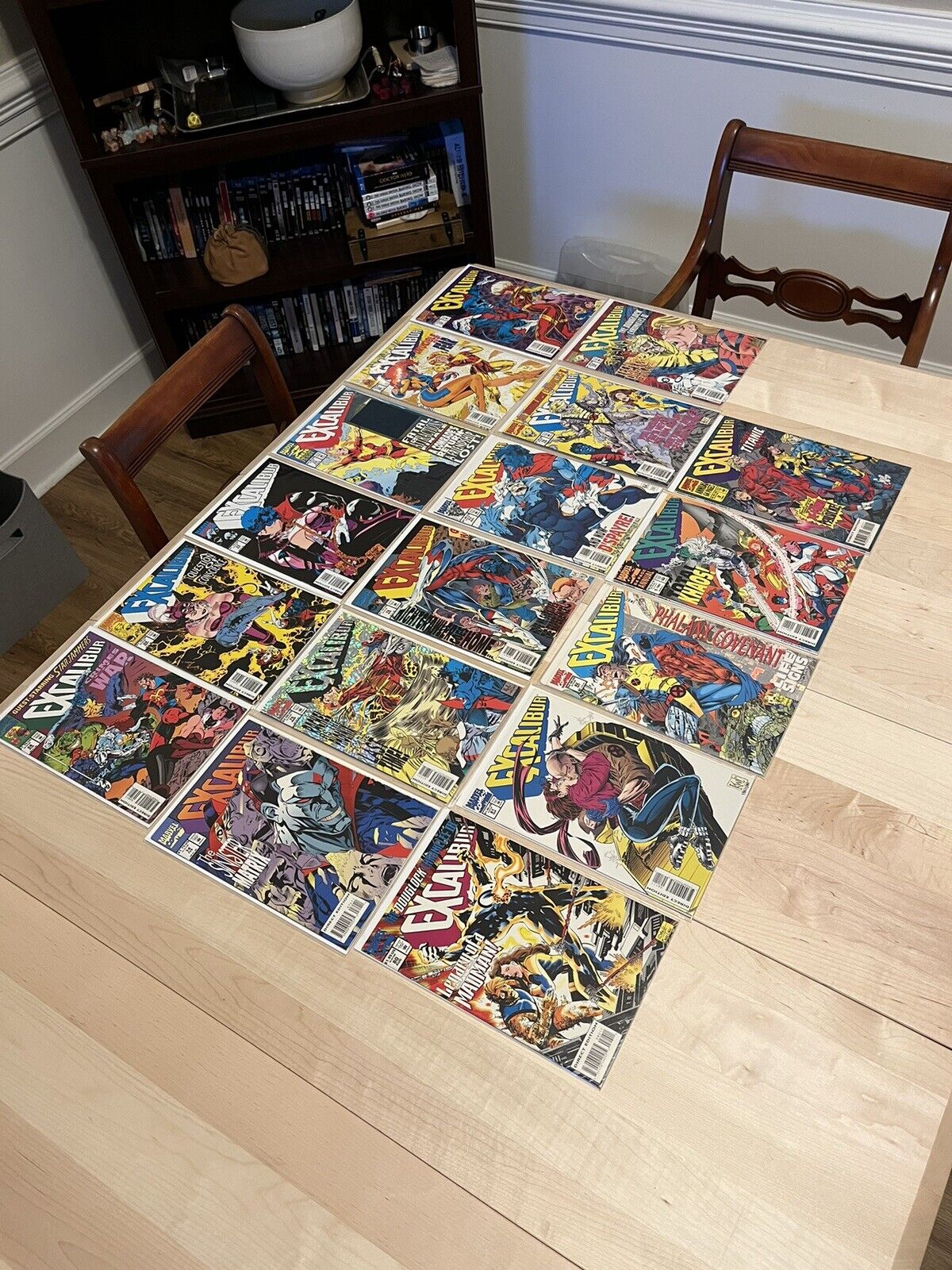 Excalibur Comic Lot 68-82 And Annuals 1 & 2 Marvel
