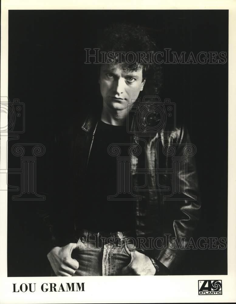 1987 Press Photo Musician Lou Gramm - sap64146