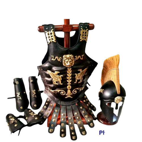 Corinthian Greek Muscle armor helmet,breast plate, leg & arm guard LARP Cosplay
