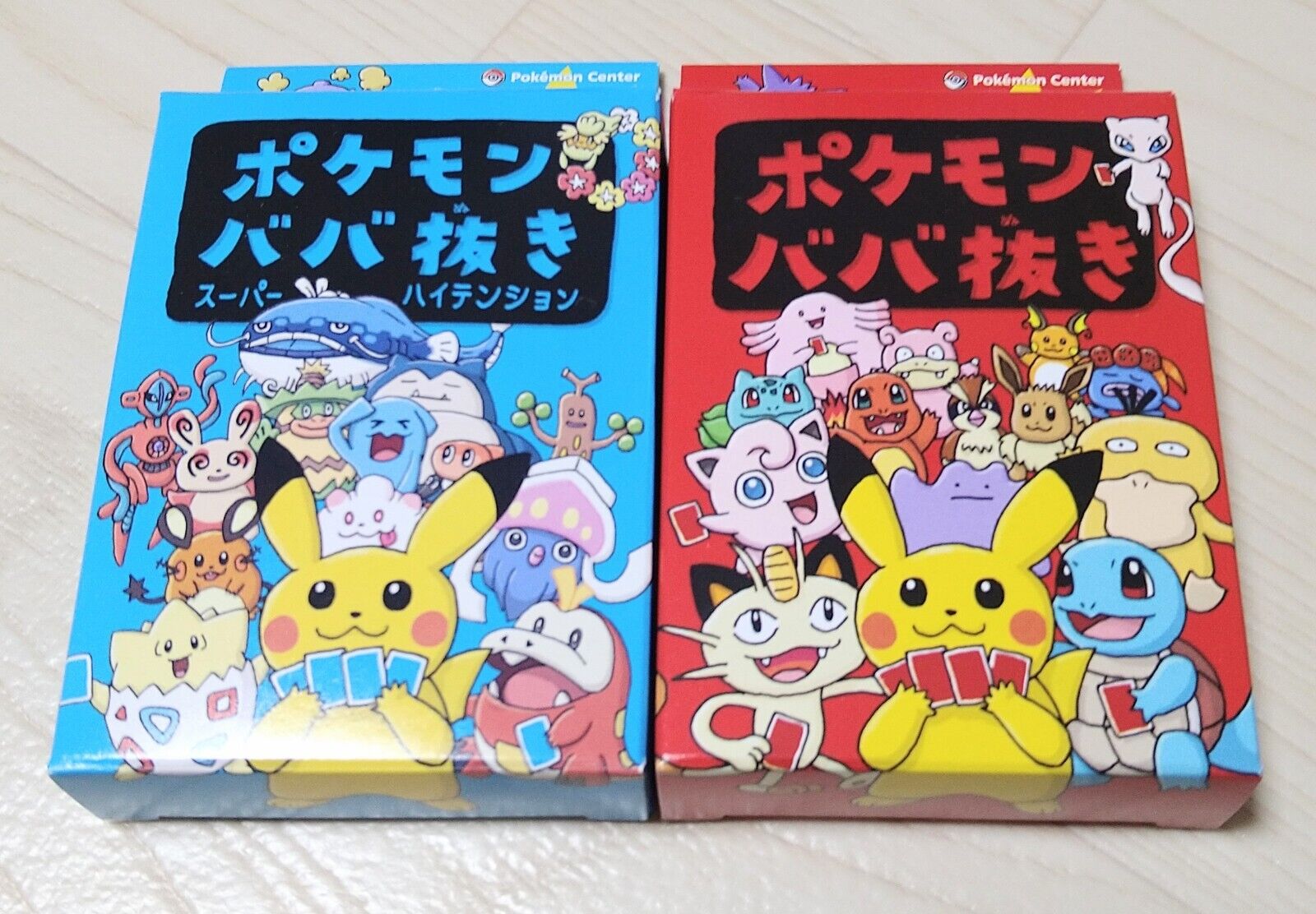 Pokemon Old Maid Card Deck and Pokemon Babanuki Super High Tension Old Set Japan