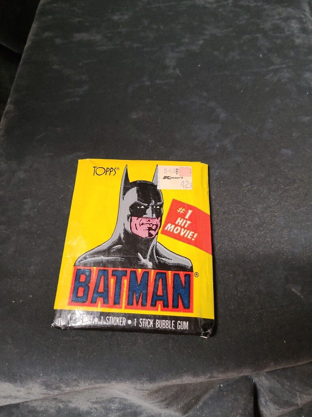 1989 Topps Batman (1st Series) Trading Cards. (1) Sealed Wax Pack. Vintage